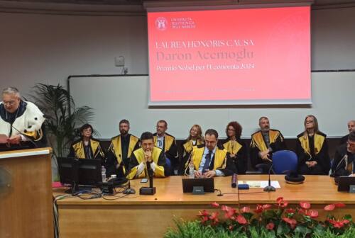Ancona, la Politecnica delle Marche conferisce la laurea honoris causa al premio Nobel Acemoglu